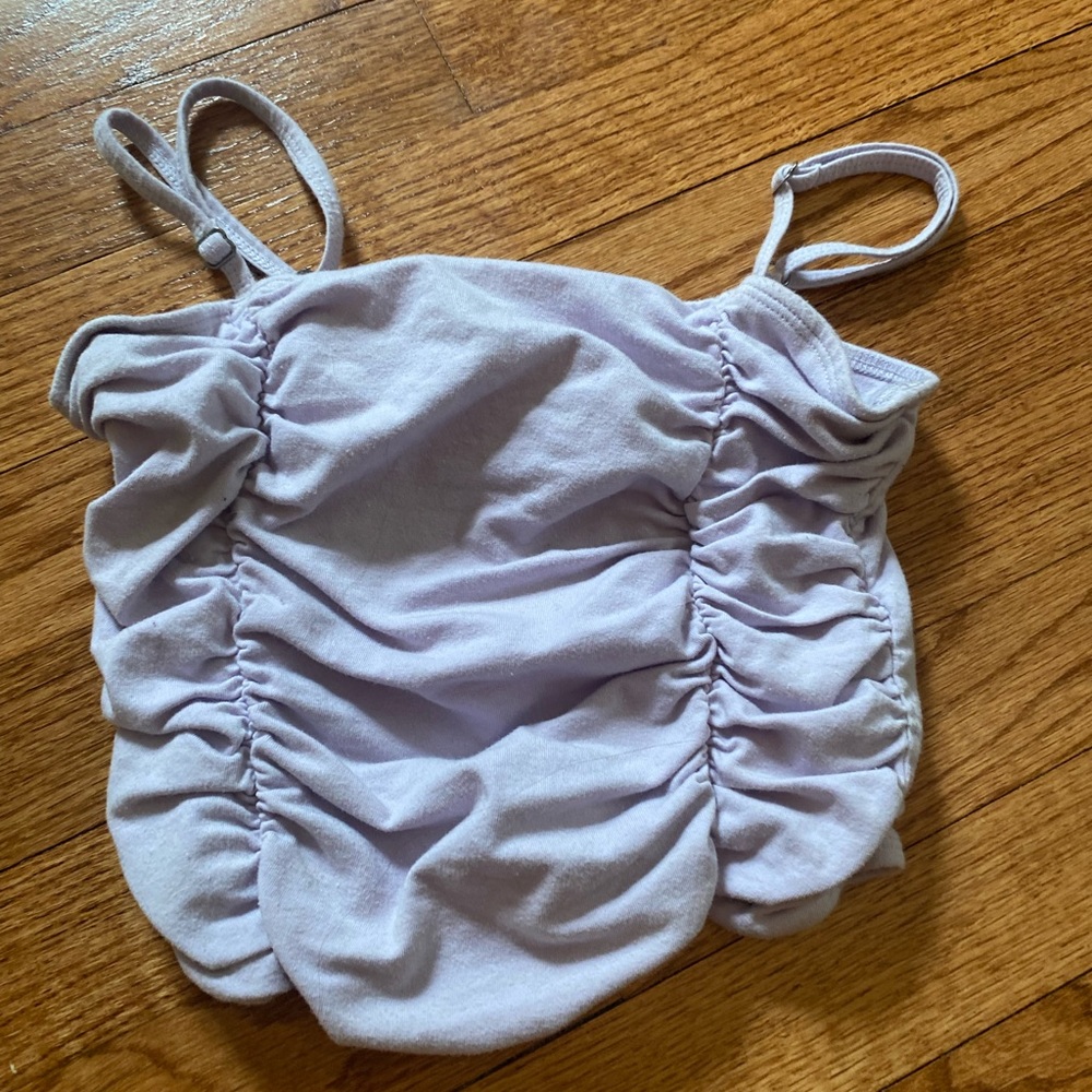 purple hollister tank top